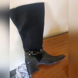 Anne Klein Leather and Suede Boots size 7.5